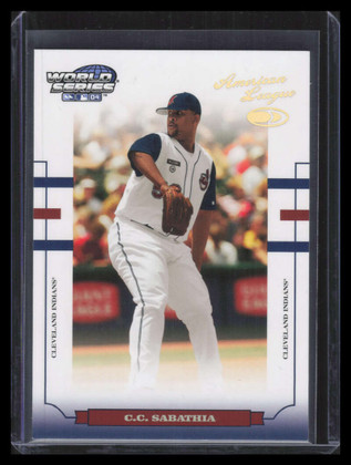 2004 Donruss World Series HoloFoil 10 57 C. C. Sabathia 3/10