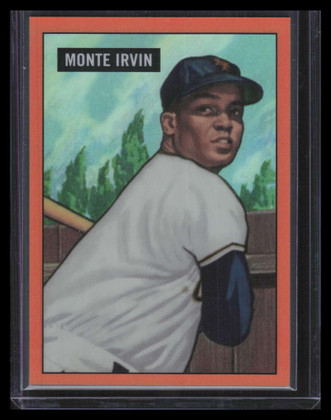2017 Bowman Chrome Refractors That Never Were Orange RTNWMI Monte Irvin 7/25