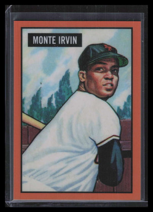 2017 Bowman Chrome '51 Bowman Orange Refractor 3 Monte Irvin 22/25