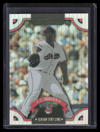 2002 Donruss Stat Line Season 42 C. C. Sabathia 6/17