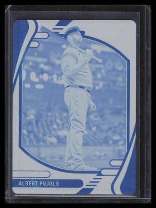 2022 Absolute Printing Plates Cyan 75 Albert Pujols 1/1