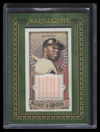 2024 Topps Allen and Ginter Mini Framed Relics MFRWM Willie McCovey Bat 149924