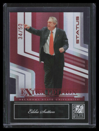2007 Donruss Elite Extra Edition Status 69 Eddie Sutton 34/50