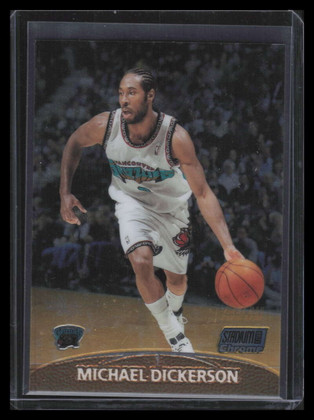 1999-00 Stadium Club Chrome First Day Issue 123 Michael Dickerson TRANS 35/100
