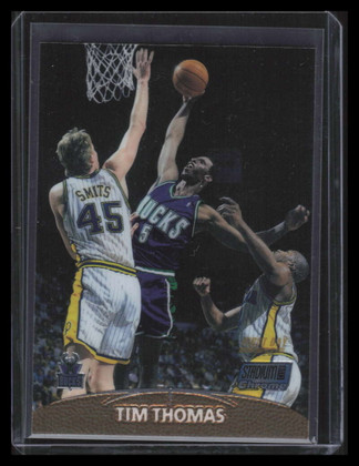 1999-00 Stadium Club Chrome First Day Issue 7 Tim Thomas 56/100