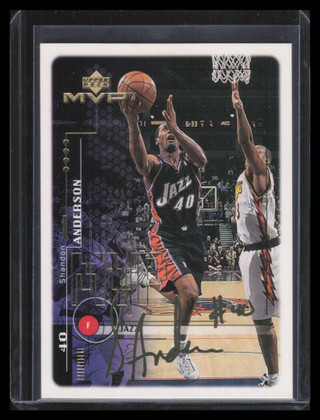 1999-00 Upper Deck MVP Gold Script 166 Shandon Anderson 82/100