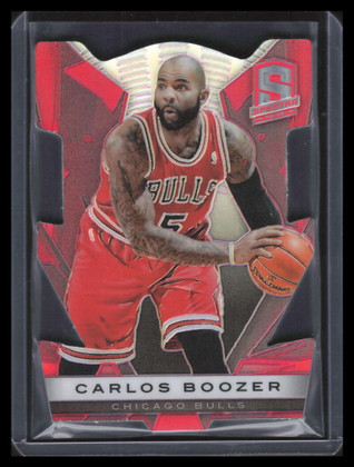 2013-14 Panini Spectra Red Die Cut Variations 21 Carlos Boozer 7/25