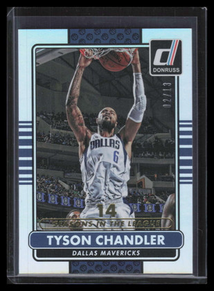 2014-15 Donruss Stat Line Years 38 Tyson Chandler 2/13