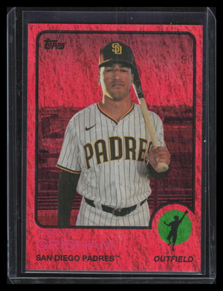 2021 Topps Archives Red Hot Foil 122 Trent Grisham 12/50