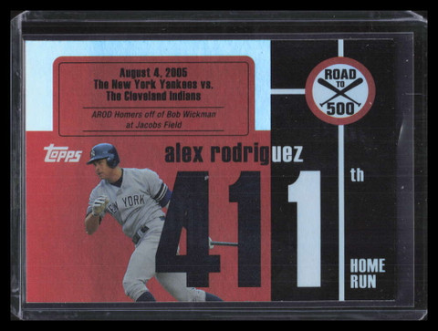 2007 Topps Alex Rodriguez Road to 500 arhr411 Alex Rodriguez Bowman's Best