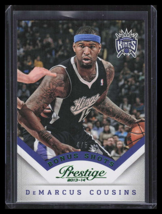 2013-14 Prestige Bonus Shots Green 36 DeMarcus Cousins 4/5