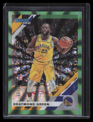 2019-20 Donruss Holo Green Laser 69 Draymond Green 12/99
