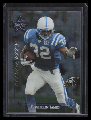 2002 Leaf Rookies and Stars Longevity 40 Edgerrin James 12/50