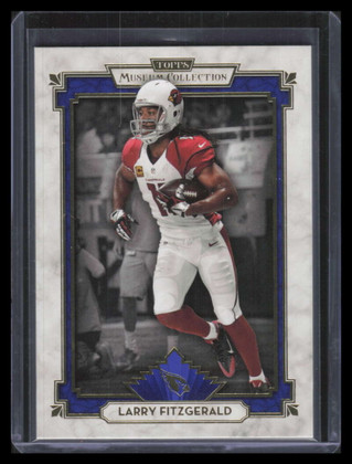 2013 Topps Museum Collection Sapphire 10 Larry Fitzgerald 87/99