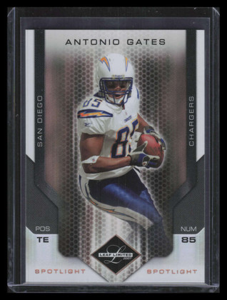 2007 Leaf Limited Bronze Spotlight 81 Antonio Gates 14/32