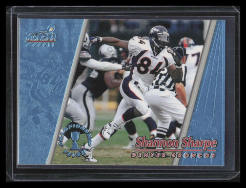 1998 Aurora Championship Fever Platinum Blue 15 Shannon Sharpe 43/100