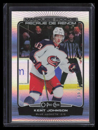 2022-23 O-Pee-Chee Rainbow 567 Kent Johnson Rookie 199/350