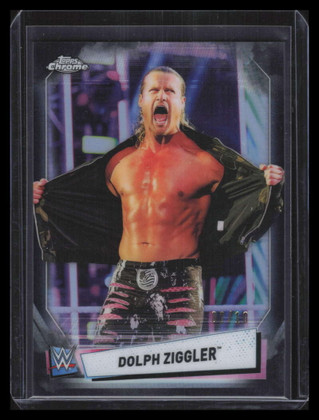 2021 Topps Chrome WWE Image Variations Black Refractor iv23 Dolph Ziggler 2/10