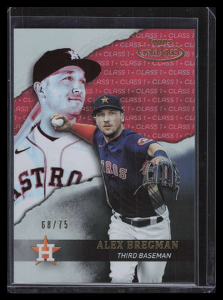 2020 Topps Gold Label Class 1 Red 44 Alex Bregman 68/75