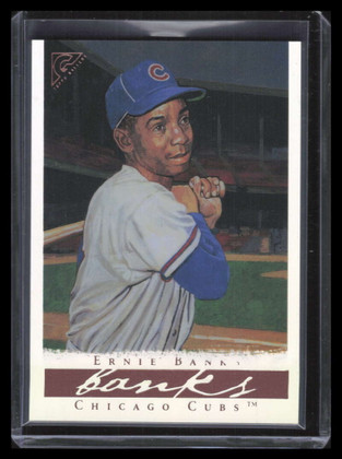 2003 Topps Gallery HOF Artist's Proofs 67b Ernie Banks Night