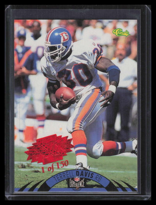 1996 Classic NFL Experience Super Bowl Red 104 Terrell Davis 149631