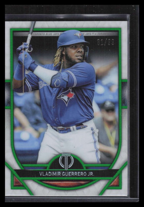 2021 Topps Tribute Green 71 Vladimir Guerrero Jr. 81/99