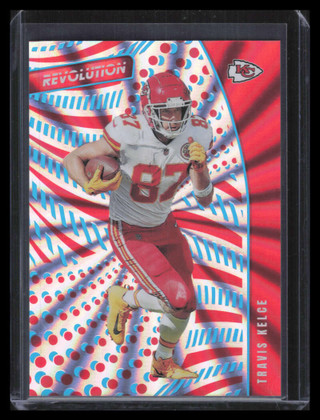 2021 Panini Chronicles Revolution Sunburst 38 Travis Kelce 15/75