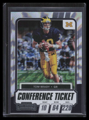 2021 Panini Contenders Draft Picks Conference Ticket 8 Tom Brady 113/199