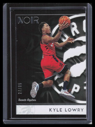 2018-19 Panini Noir 85 Kyle Lowry I 27/85 Icon Edition