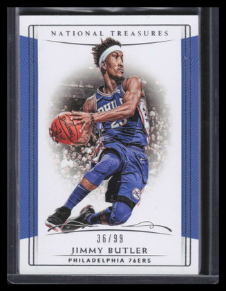 2018-19 Panini National Treasures 49 Jimmy Butler 36/99