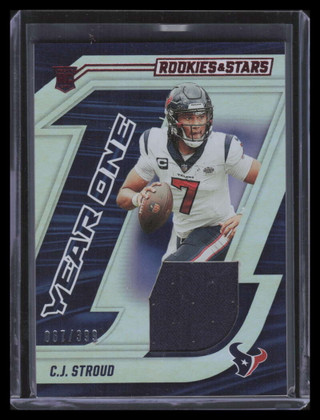 2023 Rookies and Stars Year One Jerseys Longevity CJ Stroud Rookie Jersey 67/399