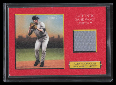 2005 Topps Turkey Red Relics Red AR Alex Rodriguez Jersey 98/99