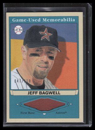 2003 Upper Deck Play Ball Game Memorabilia Tier 2 jb2 Jeff Bagwell Jersey 47/150