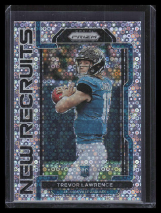 2021 Panini Prizm New Recruits Prizms No Huddle 1 Trevor Lawrence Rookie