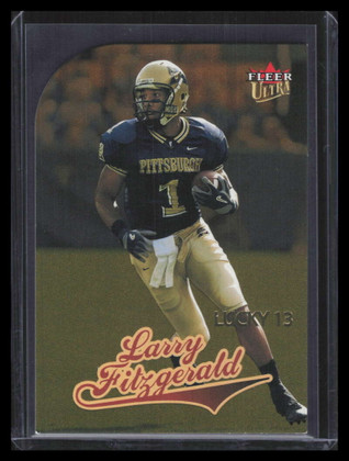 2004 Ultra Gold Medallion 206 Larry Fitzgerald l13 Rookie Lucky 13