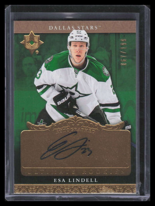 2016-17 Ultimate Collection '06-07 Retro Autographs Esa Lindell Rookie Auto /199