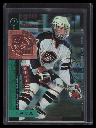 1998-99 SPx Top Prospects Radiance 87 Andy Hilbert Rookie 34/100