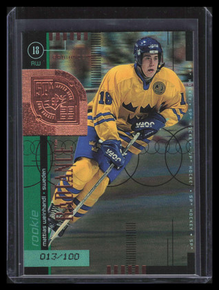 1998-99 SPx Top Prospects Radiance 82 Mattias Weinhandl Rookie 13/100