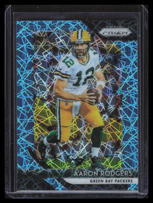 2018 Panini Prizm Prizms Lazer Refractor 127 Aaron Rodgers