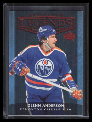 2005-06 Artifacts Red 101 Glenn Anderson 22/50