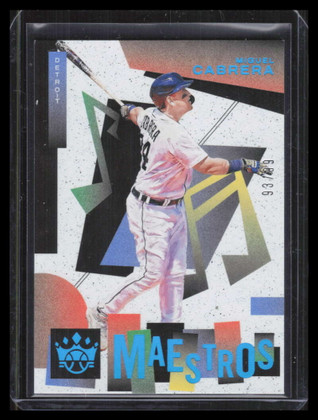 2022 Diamond Kings Maestros Holo Blue 11 Miguel Cabrera 93/99