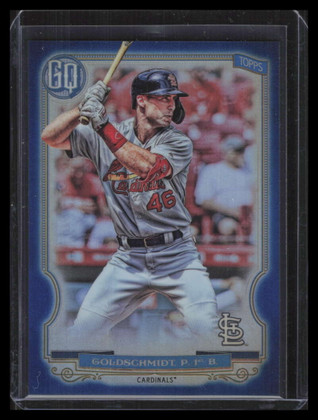 2020 Topps Gypsy Queen Chrome Indigo Refractor 47 Paul Goldschmidt 102/150