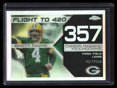 2008 Topps Chrome Brett Favre Collection Refractor bf357 Brett Favre 3/199