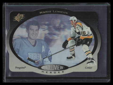 1996-97 SPx Holoview Heroes hh6 Mario Lemieux ID: 165079