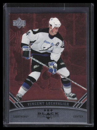2006-07 Black Diamond Ruby 145 Vincent Lecavalier 74/100