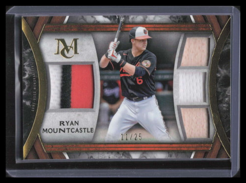 2022 Topps Museum Primary Pieces Ryan Mountcastle Quad Bat Jersey Patch 11/25