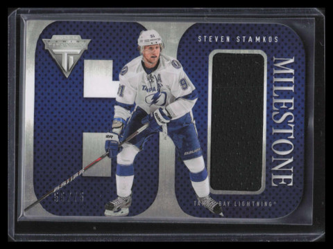 2013-14 Panini Titanium Milestone Goal Scorer MISS Steven Stamkos Jersey 55/75