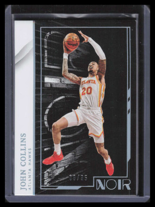 2021-22 Panini Noir Holo Silver 36 John Collins A 8/35 Association Edition