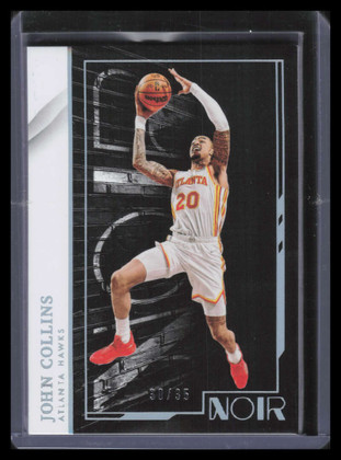 2021-22 Panini Noir Holo Silver 36 John Collins A 30/35 Association Edition