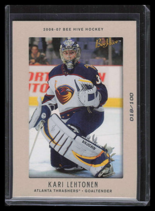 2006-07 Beehive Matte 96 Kari Lehtonen 18/100
